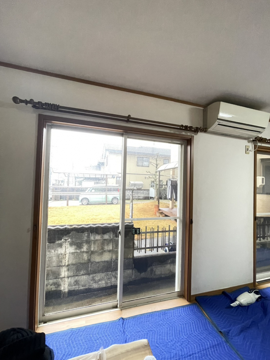 原金物サッシセンター 北名古屋の防音対策に二重窓（内窓）は効果大の施工前の写真1