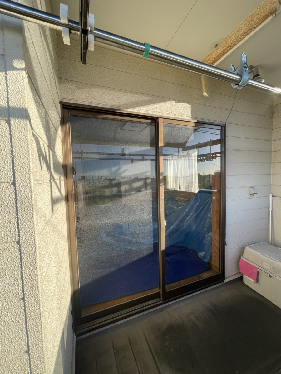 原金物サッシセンター 北名古屋の内窓も外窓も快適にの施工前の写真2