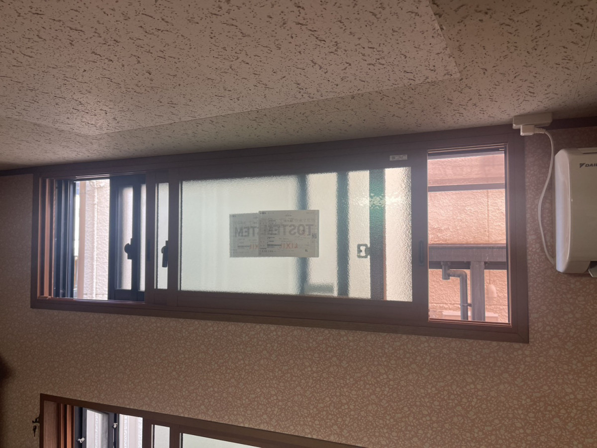 原金物サッシセンター 北名古屋のリピーター様からの内窓追加工事依頼の施工後の写真2