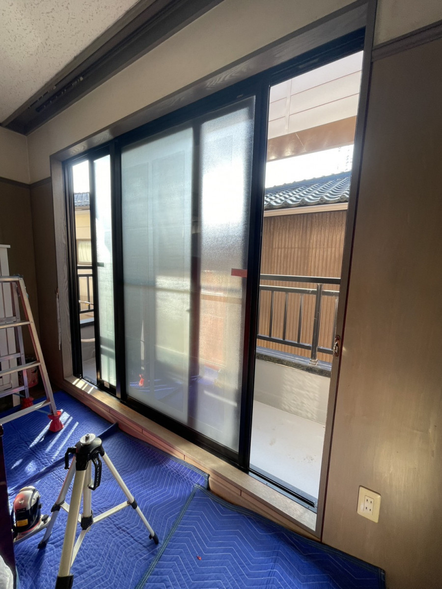 原金物サッシセンター 北名古屋のリピーター様からの内窓追加工事依頼の施工前の写真1