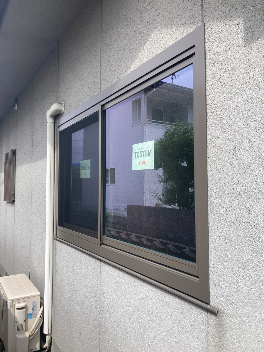カワバタトーヨー住器の福山市駅家町M様邸 先進的窓リノベ事業を活用した窓リフォームの施工後の写真2