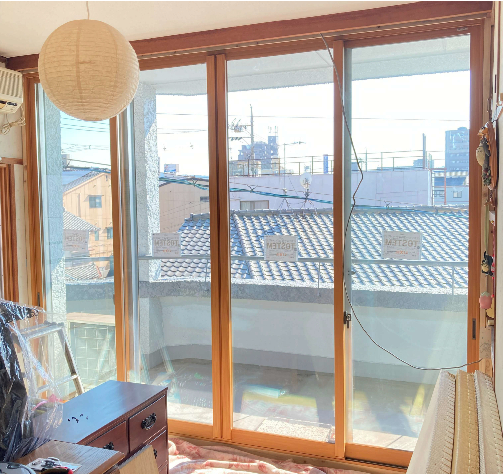 カワバタトーヨー住器の福山市地吹町 E様邸 補助金を活用した内窓(インプラス)工事の施工後の写真1