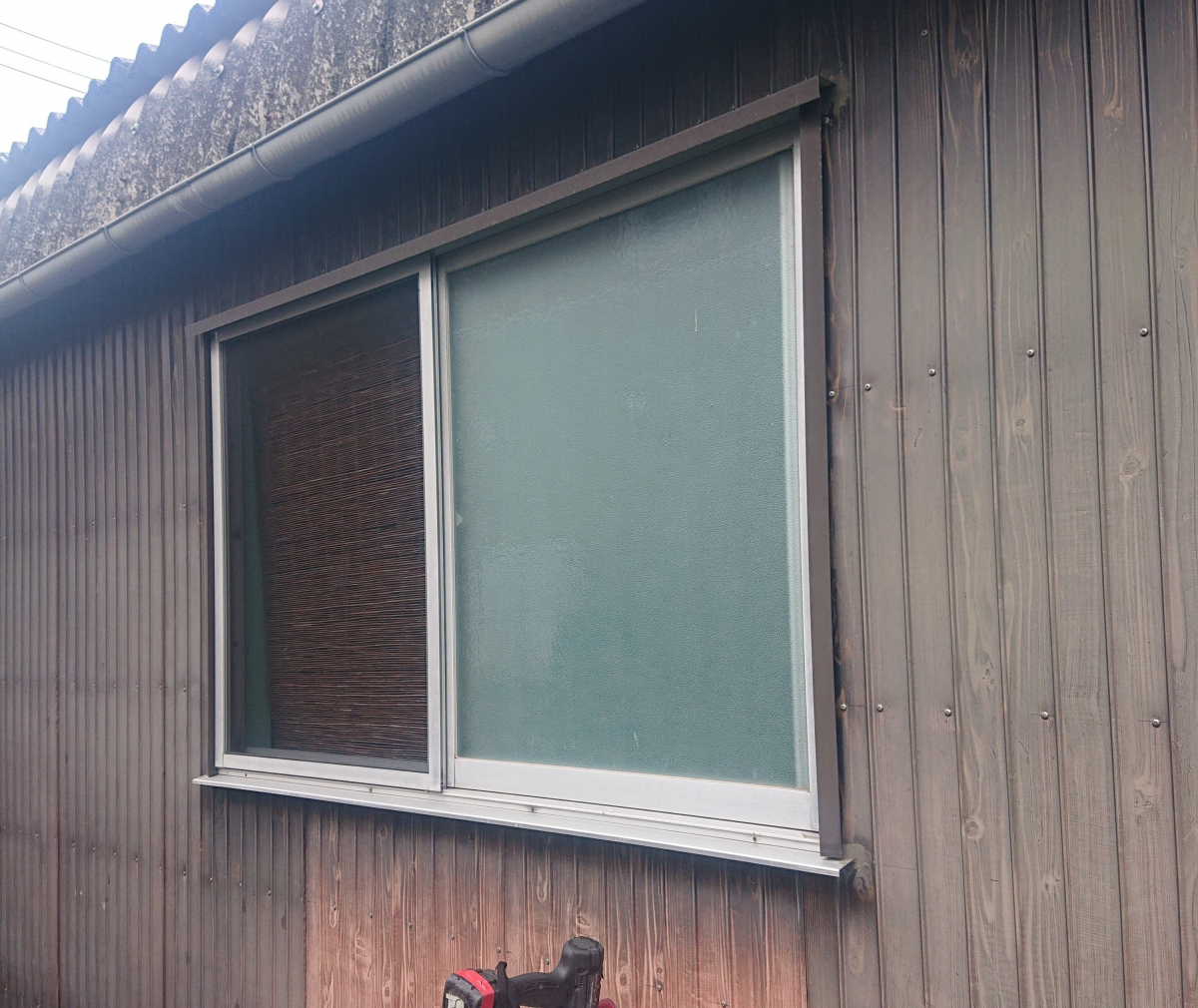 カワバタトーヨー住器の福山市T様邸　面格子取付け工事の施工前の写真1