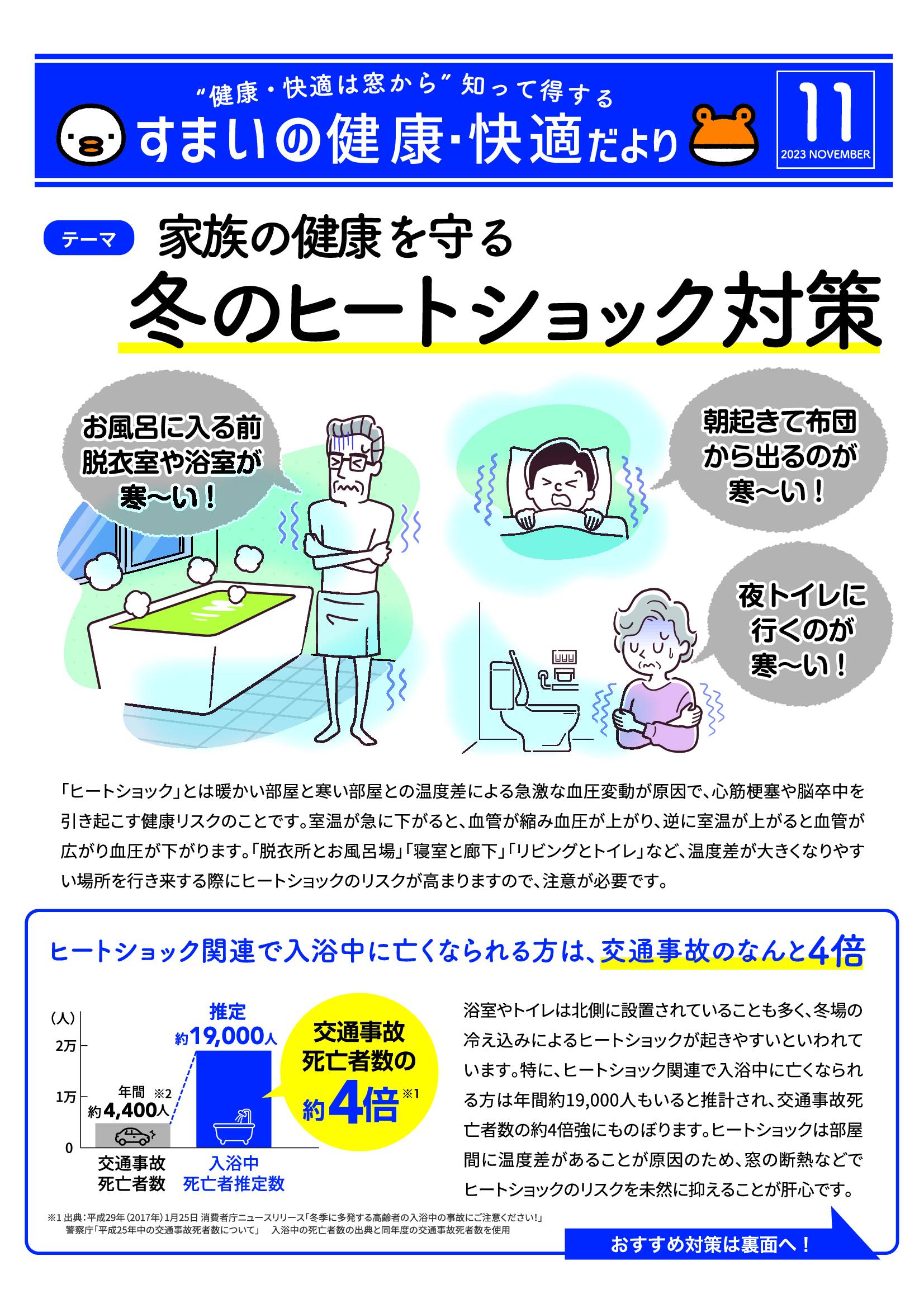 すまいの健康・快適だより　11月号 トータスエステートのイベントキャンペーン 写真1