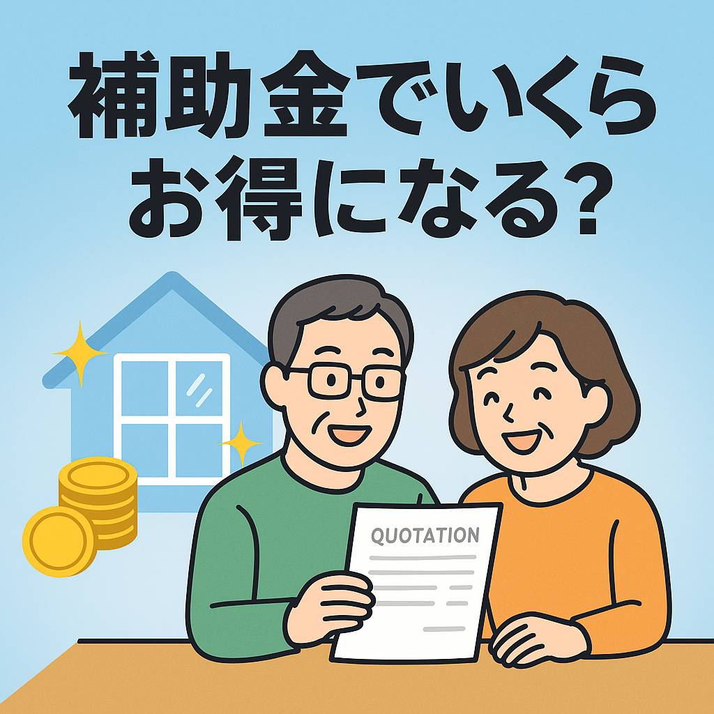【2025年版 補助金】補助金でいくらお得になるの？ トータスエステート 本店のブログ 写真1