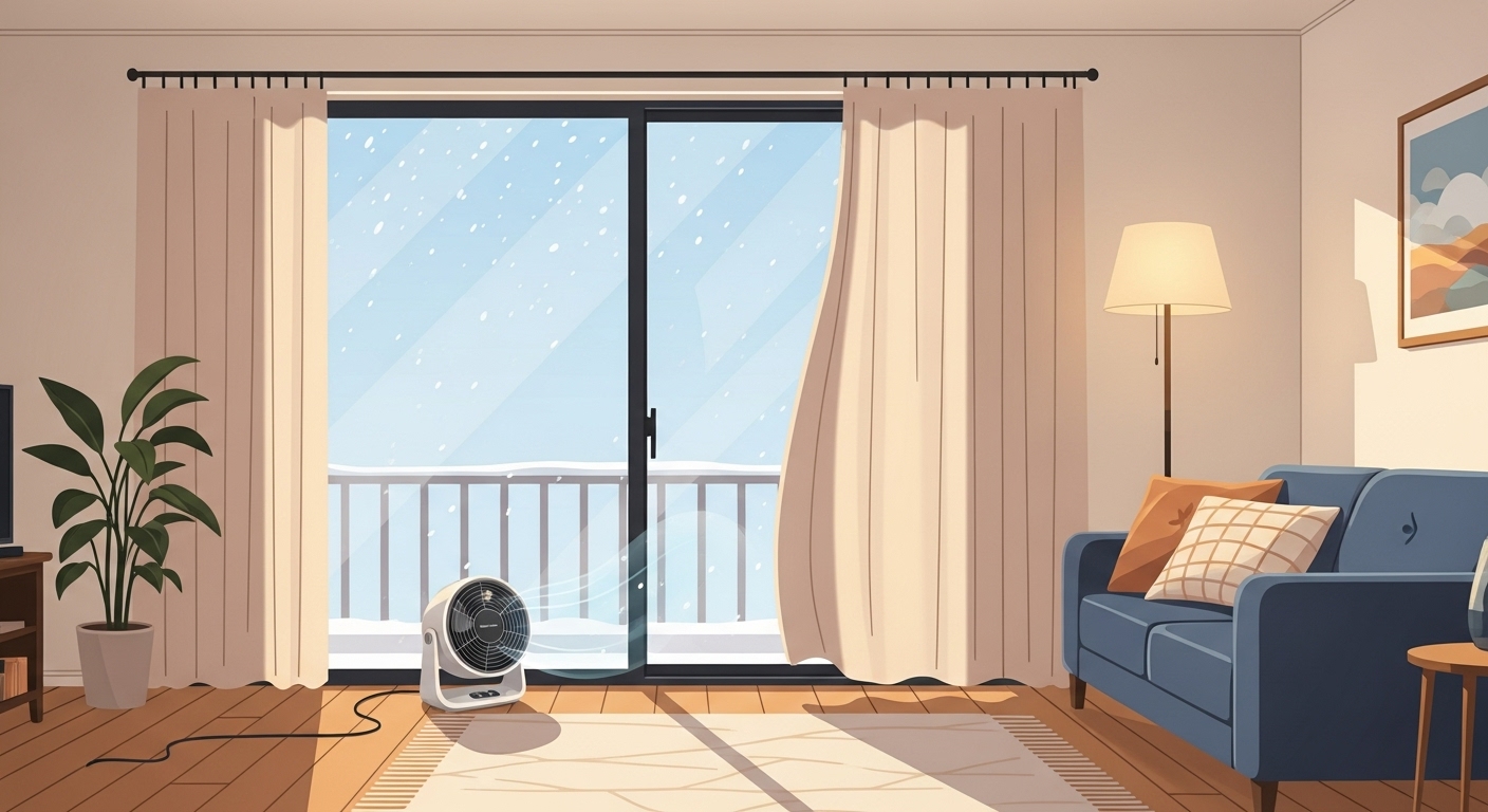 最強寒波で窓が寒い!電気代が怖い人へ:暖房効率を上げる“窓からの節電術” トータスエステート 本店のブログ 写真7