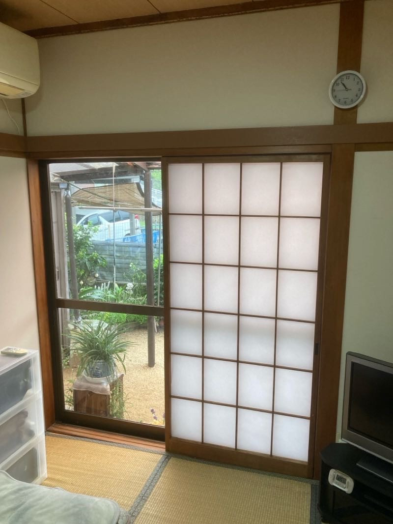 トータスエステート 本店の～補助金活用～断熱性能UPで和障子から内窓『インプラス』へ大変身！【広島市安佐北区】の施工前の写真1