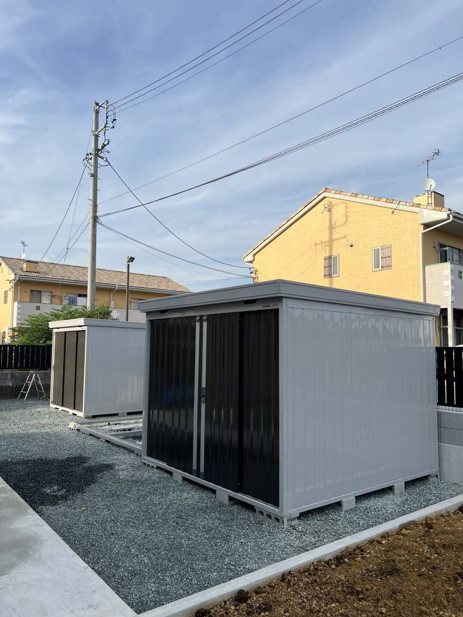 中嶋トーヨー住器の【エクステリア施工】イナバ物置　取付施工の施工後の写真3