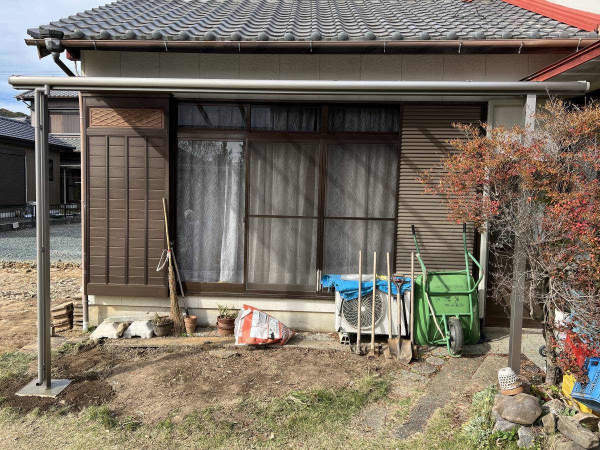 中嶋トーヨー住器の【エクステリア施工】F型VSテラス　設置の施工後の写真2