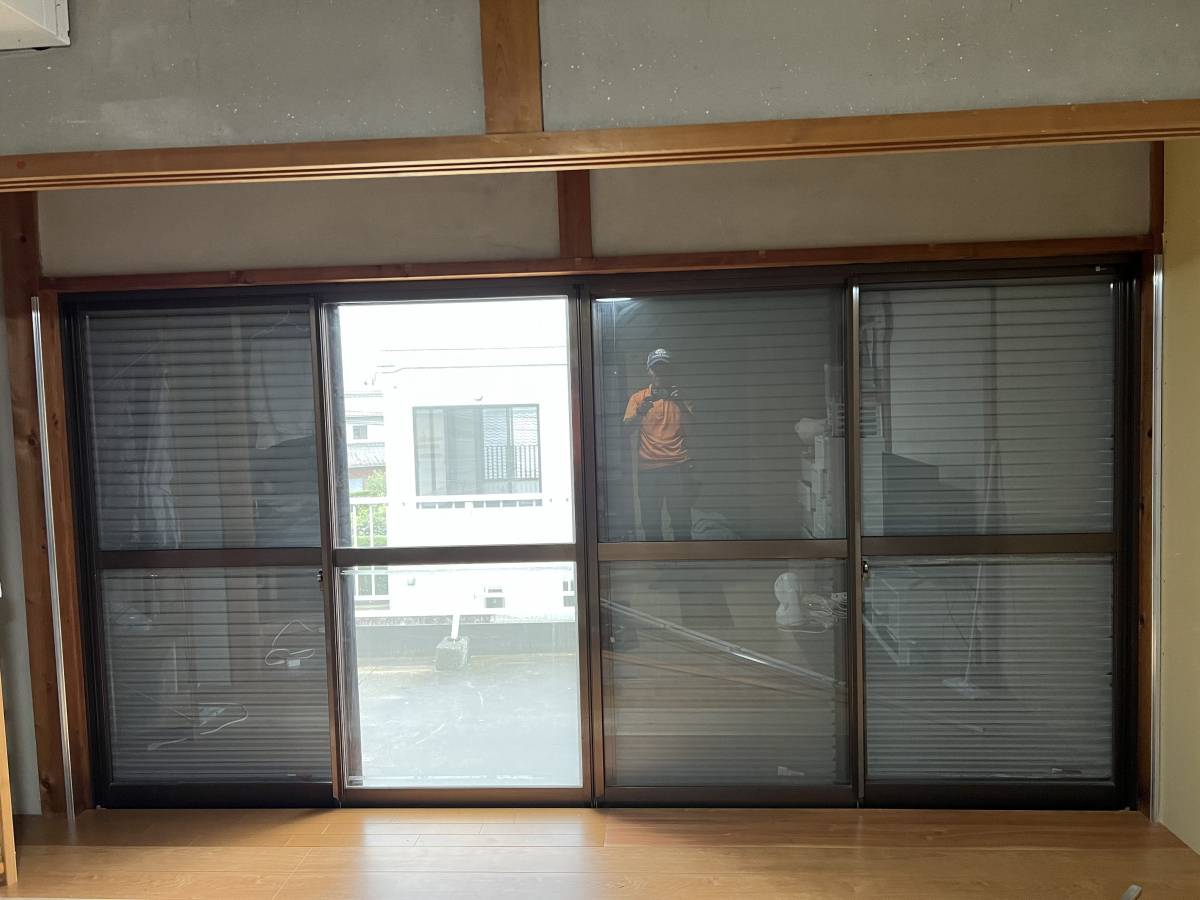 中嶋トーヨー住器のインプラス　内窓　取付施工の施工前の写真1