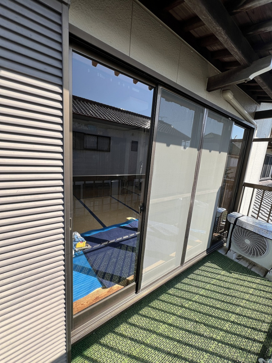 中嶋トーヨー住器の【窓断熱】リプラス 引違い窓 取替施工の施工前の写真1