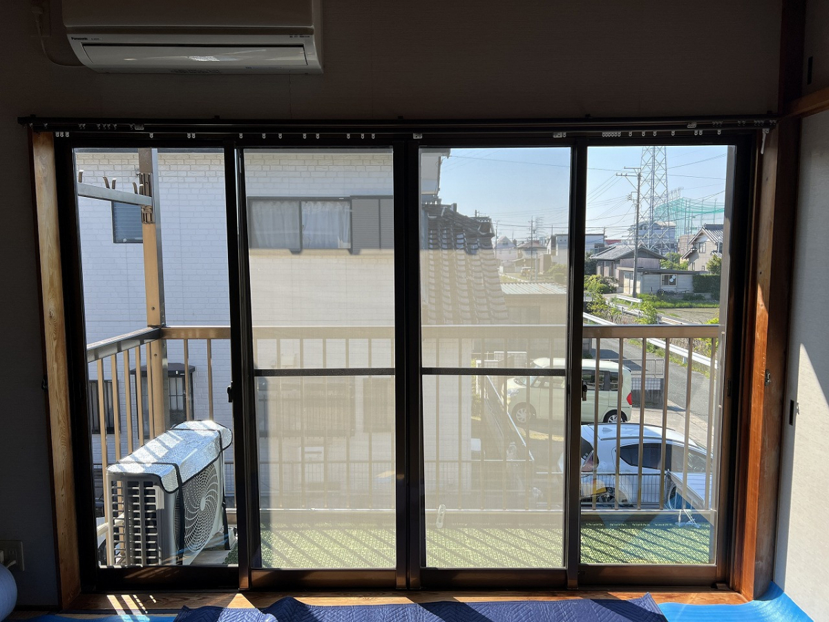 中嶋トーヨー住器の【窓断熱】リプラス 引違い窓 取替施工の施工前の写真2