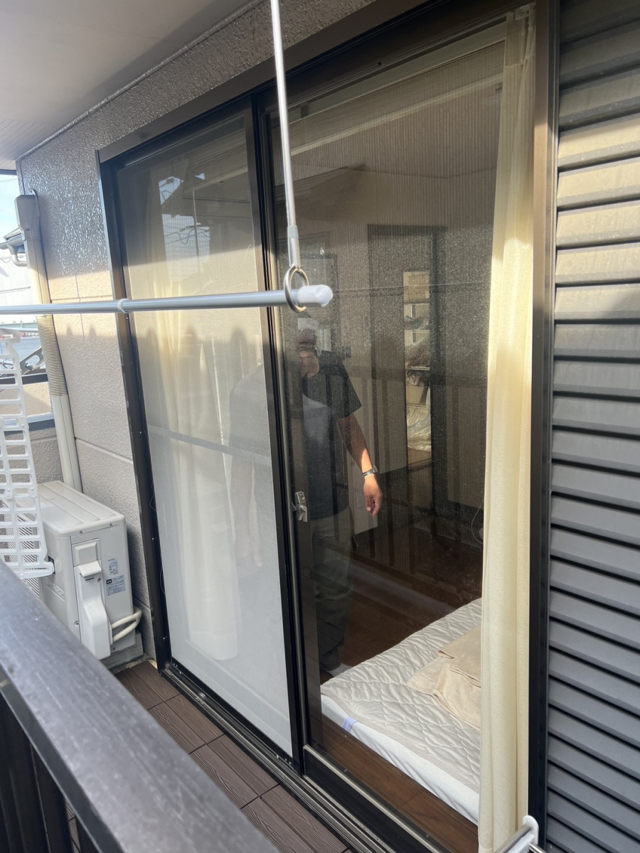 中嶋トーヨー住器の【断熱】リプラス 引違い窓 取替施工の施工前の写真1
