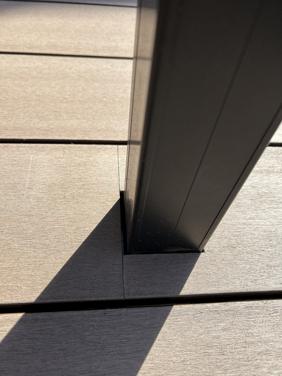 中嶋トーヨー住器の【エクステリア施工】樹ら楽ステージ　デッキ　取付施工の施工前の写真2