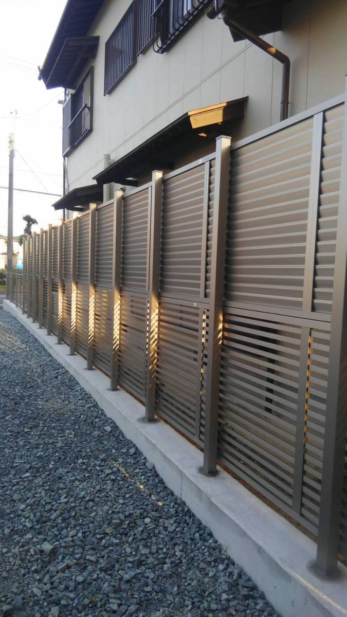 中嶋トーヨー住器の【施工】多段フェンス設置工事の施工後の写真3
