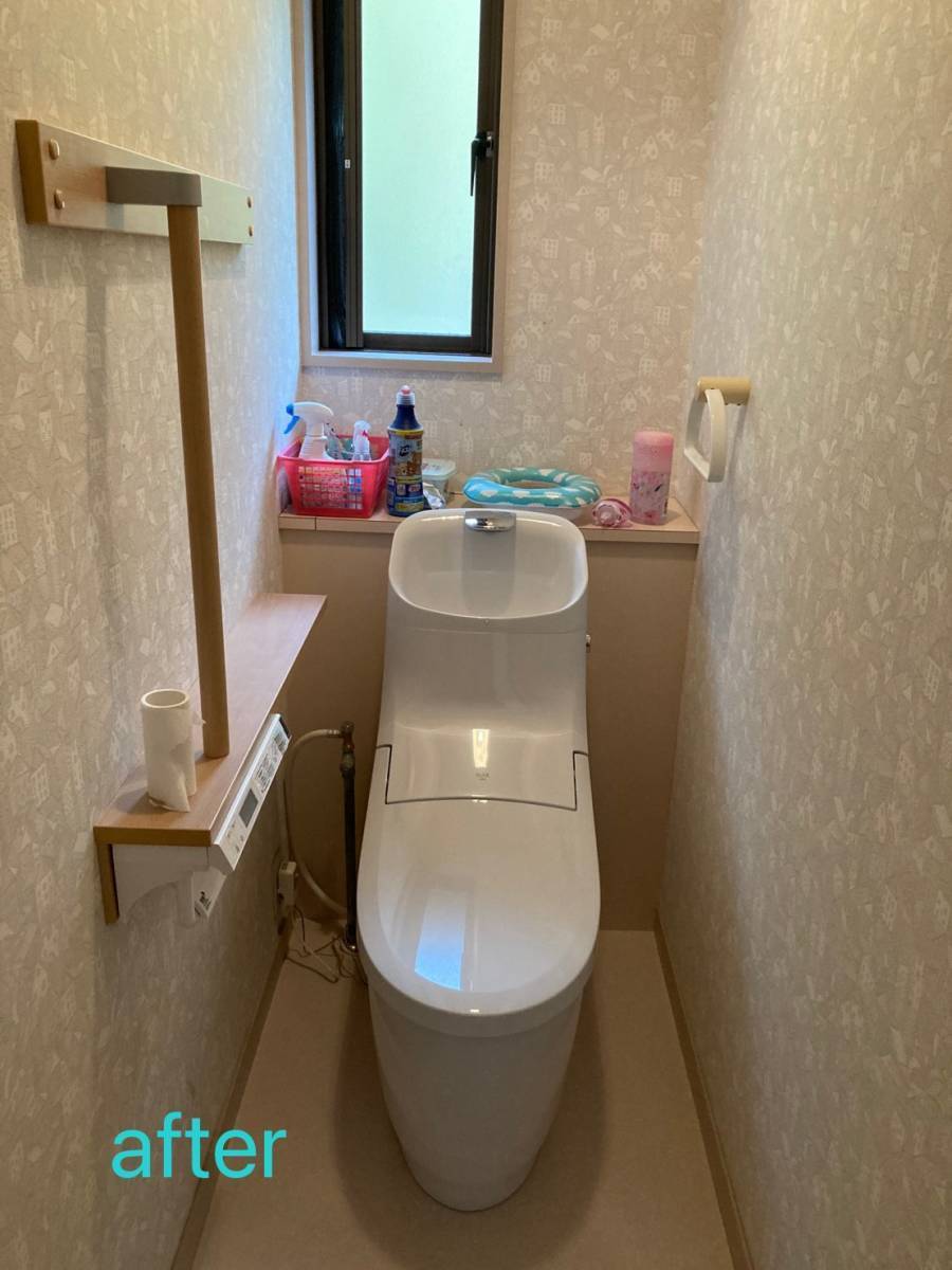 石田トーヨー住器のトイレ工事の施工後の写真1