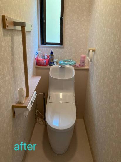 石田トーヨー住器のトイレ工事施工事例写真1