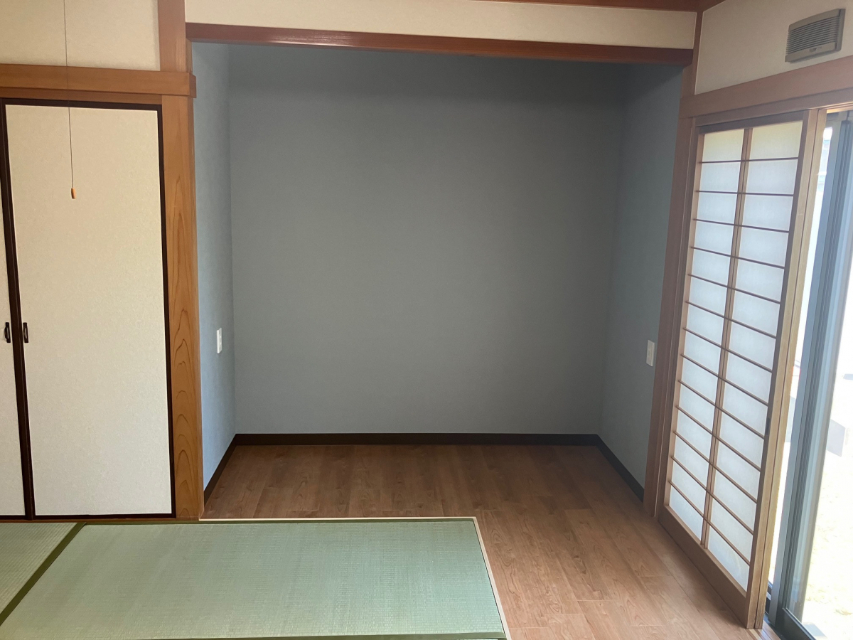 石田トーヨー住器の足腰の負担を考え、和室をリフォームして寝室にの施工後の写真1