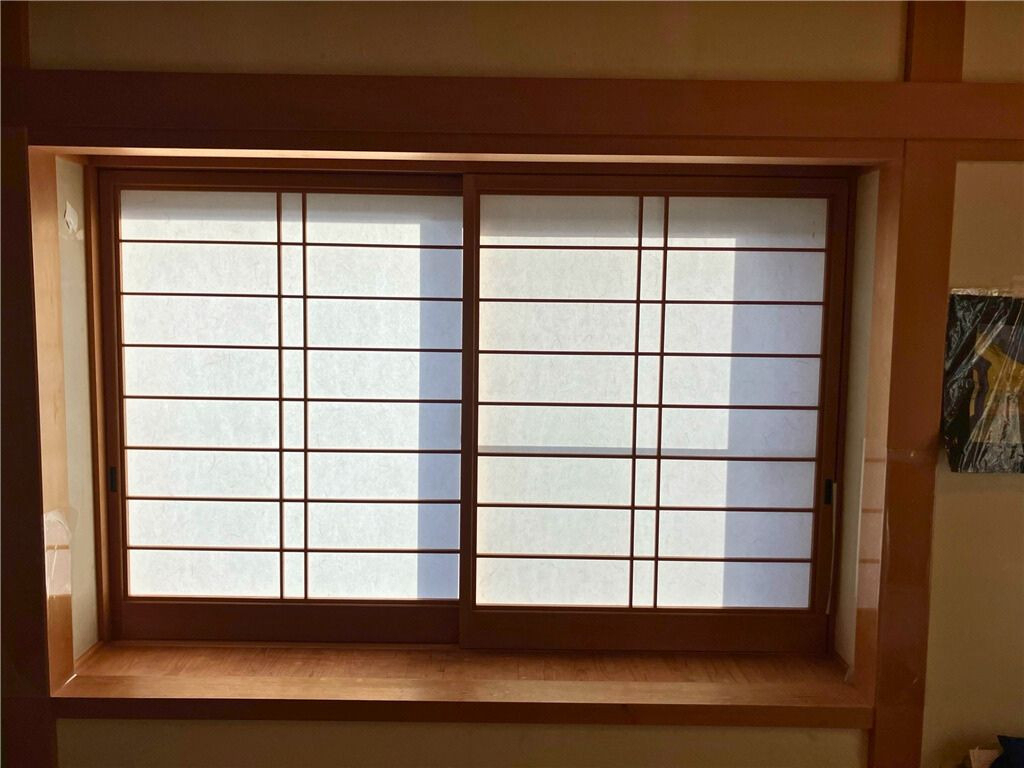 石田トーヨー住器の和室の雰囲気そのままに！障子風デザインの内窓で快適リフォームの施工前の写真1