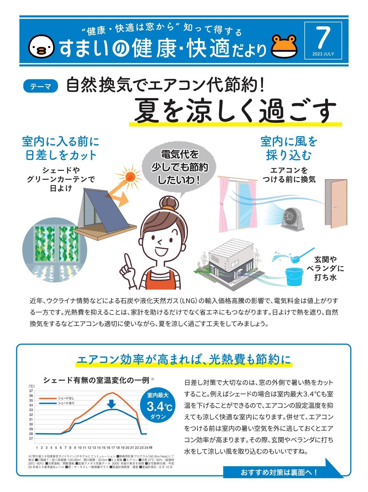 すまいの健康・快適だより7月号 FGネクストのブログ 写真1