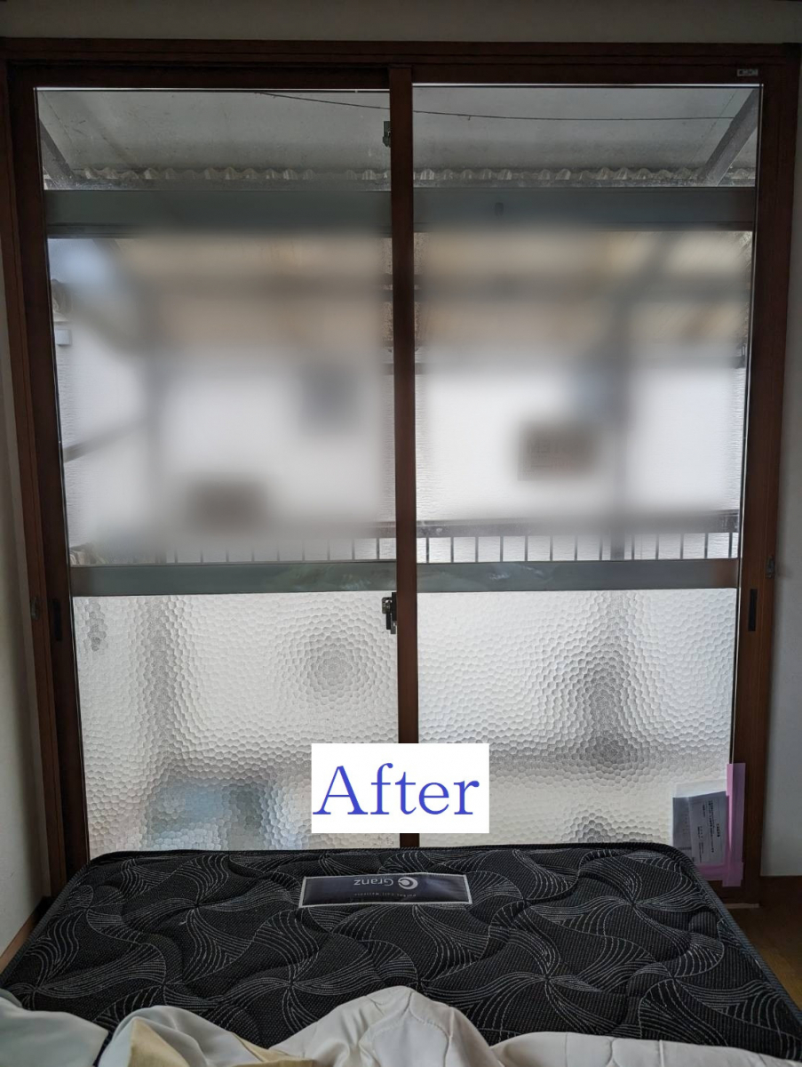 FGネクストの内窓の施工・ふかし枠あり（福山市）の施工後の写真3