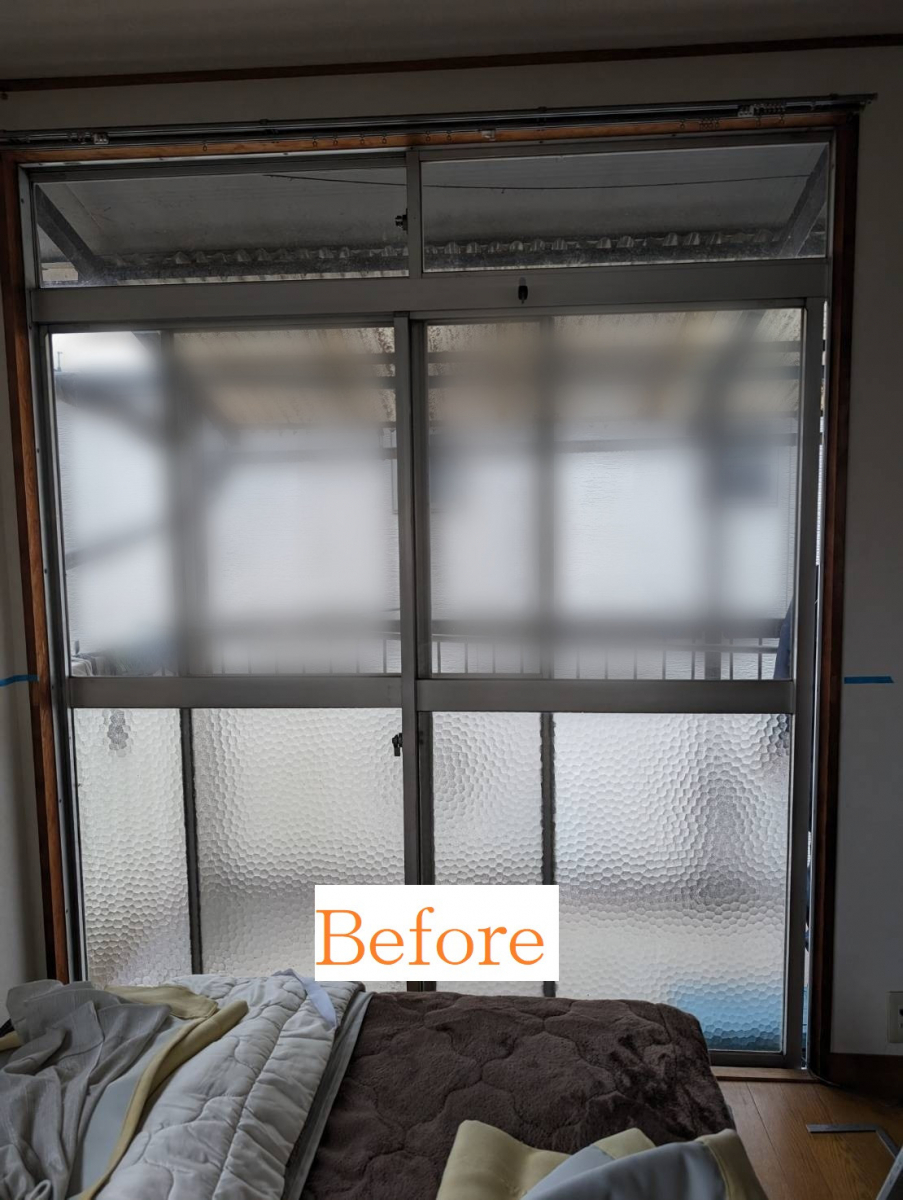 FGネクストの内窓の施工・ふかし枠あり（福山市）の施工前の写真3