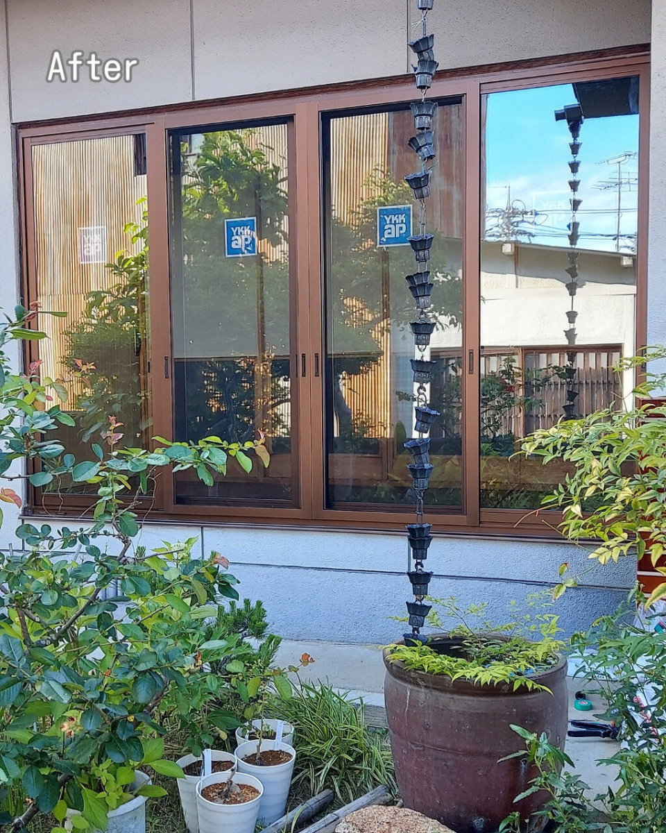 FGネクストの福山市 縁側の4枚窓を交換しましょう!の施工後の写真1