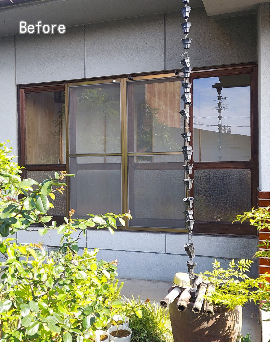 FGネクストの福山市 縁側の4枚窓を交換しましょう!の施工前の写真1