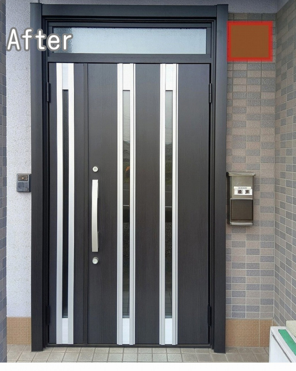 FGネクストの玄関リフォームで「鍵が回らない・換気できない」悩みを解決！福山の施工事例をご紹介の施工後の写真1