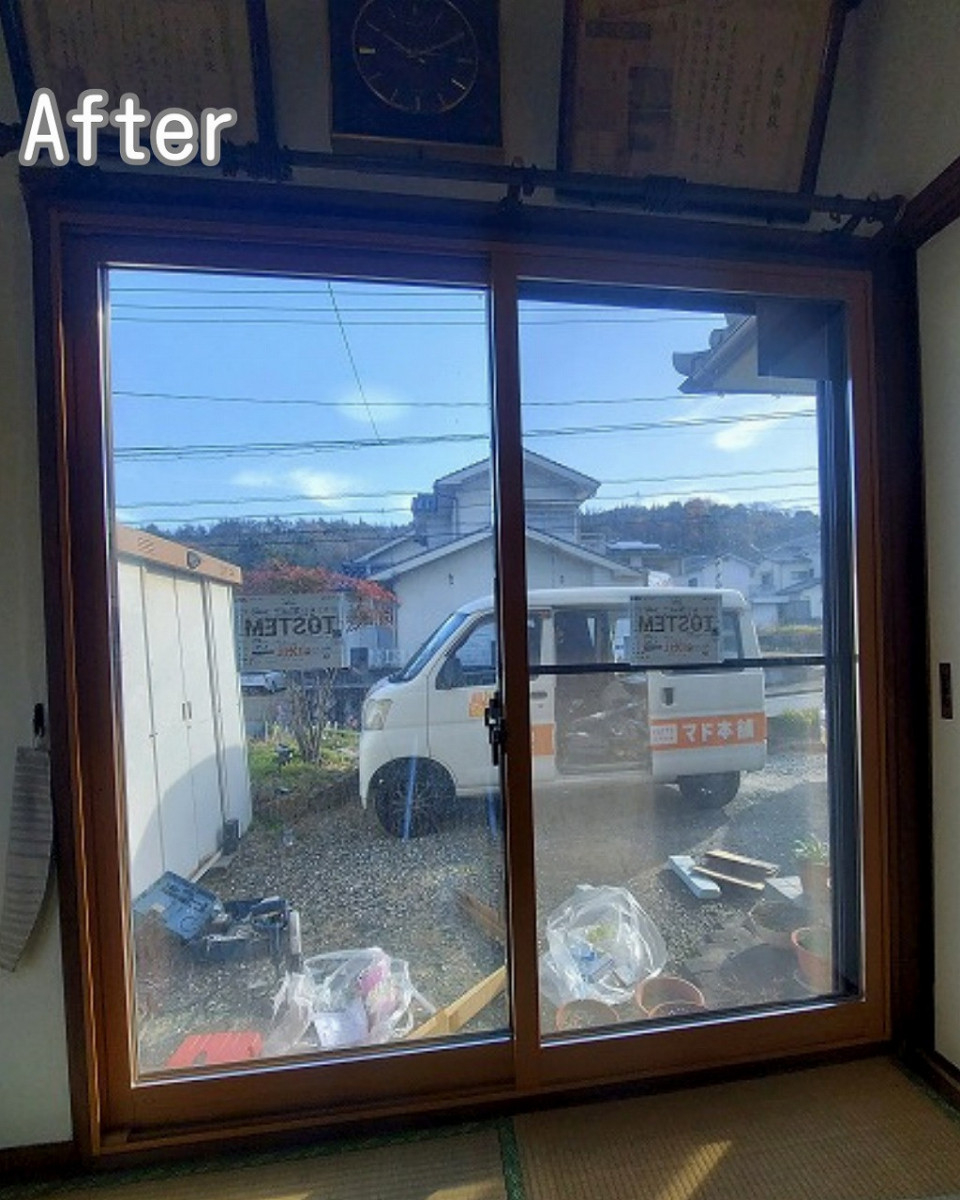 FGネクストの【尾道・施工事例】道路沿いの窓の騒音を内窓（インプラス）で解決！の施工後の写真1