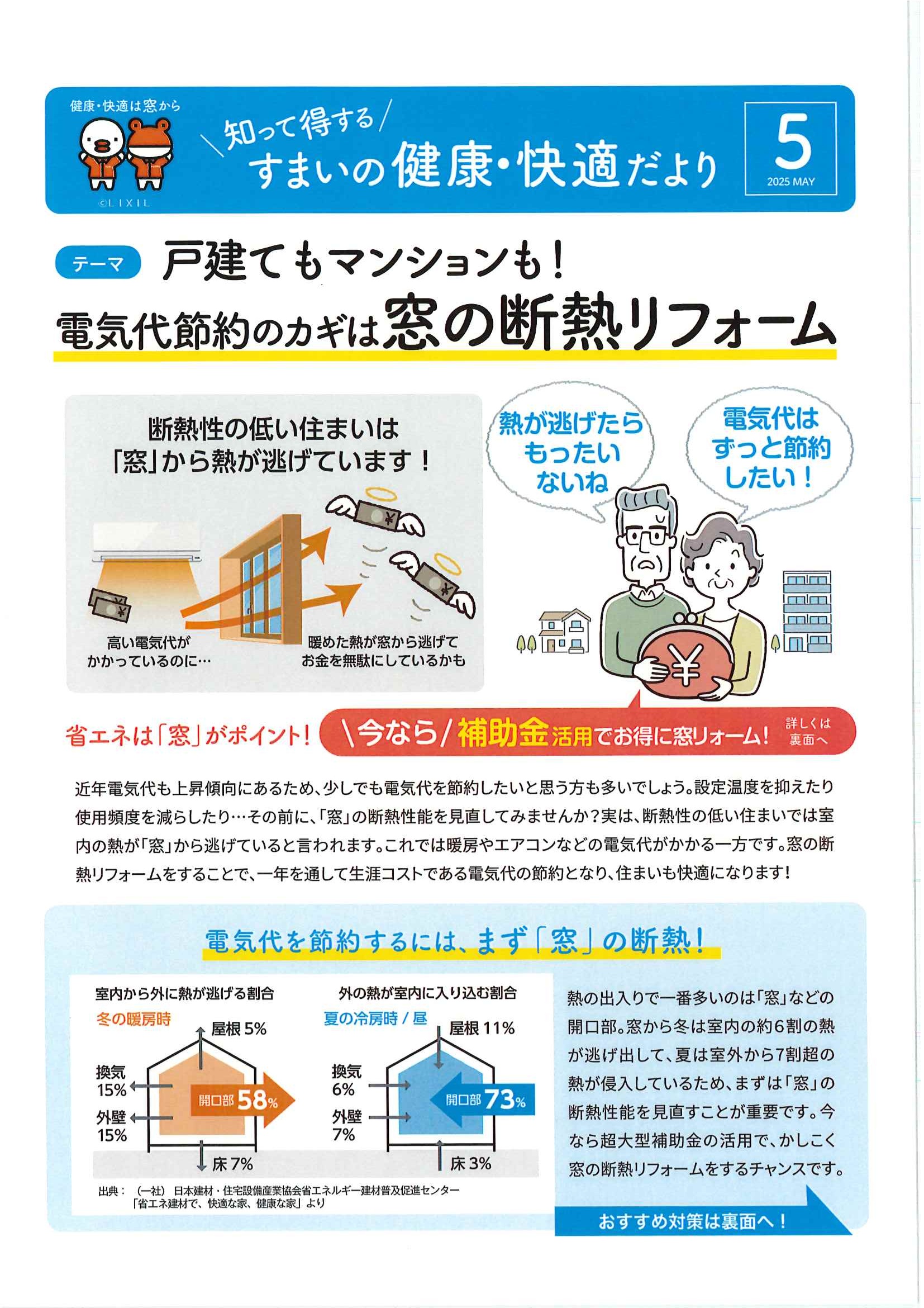 すまいの健康・快適だより5月号☆★ ホテイヤトーヨー住器のブログ 写真1