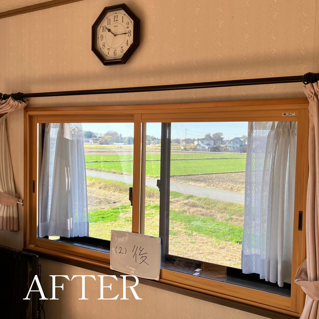 ホテイヤトーヨー住器の【宇都宮市】隙間風対策に!!内窓で暖かいお部屋に早変わり!!の施工後の写真1