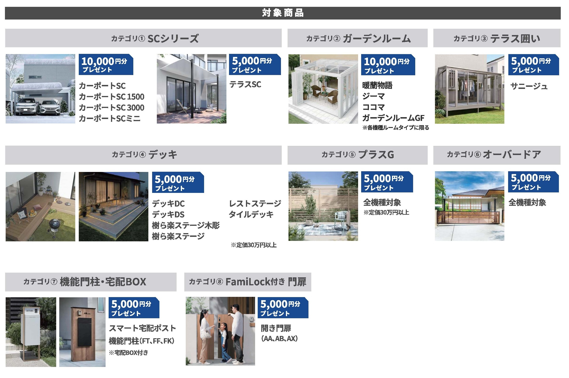 お庭にGotoプラス防犯キャンペーン始まります! 藤野トーヨー住器 市原のブログ 写真2