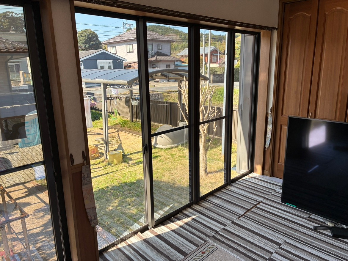 藤野トーヨー住器 市原の『千葉県君津市』先進的窓リノベ2025補助金でお得に!内窓設置工事②の施工前の写真2