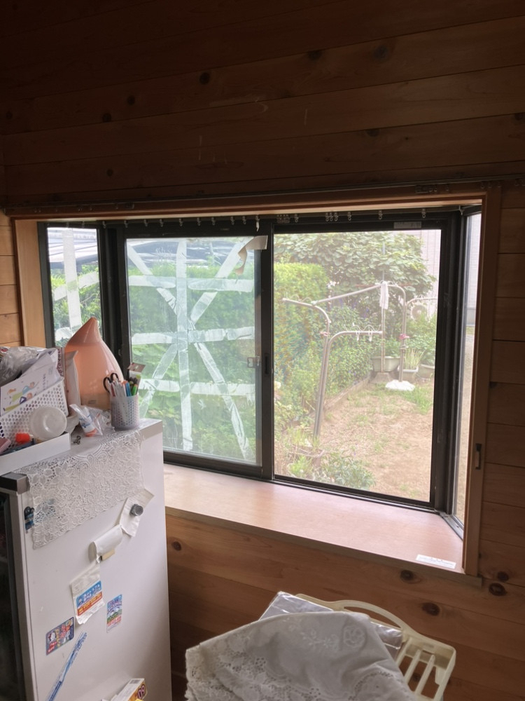 藤野トーヨー住器 市原の『千葉県市原市』先進的窓リノベ事業２０２５補助金でお得に！内窓設置工事の施工前の写真1