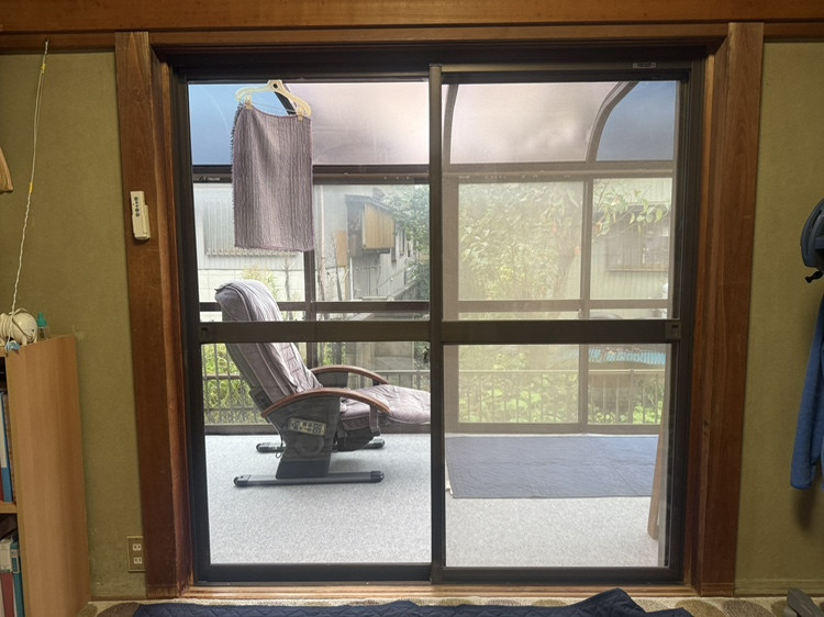 藤野トーヨー住器 市原の『千葉県市原市』内窓（インプラス)取付工事➃の施工前の写真1