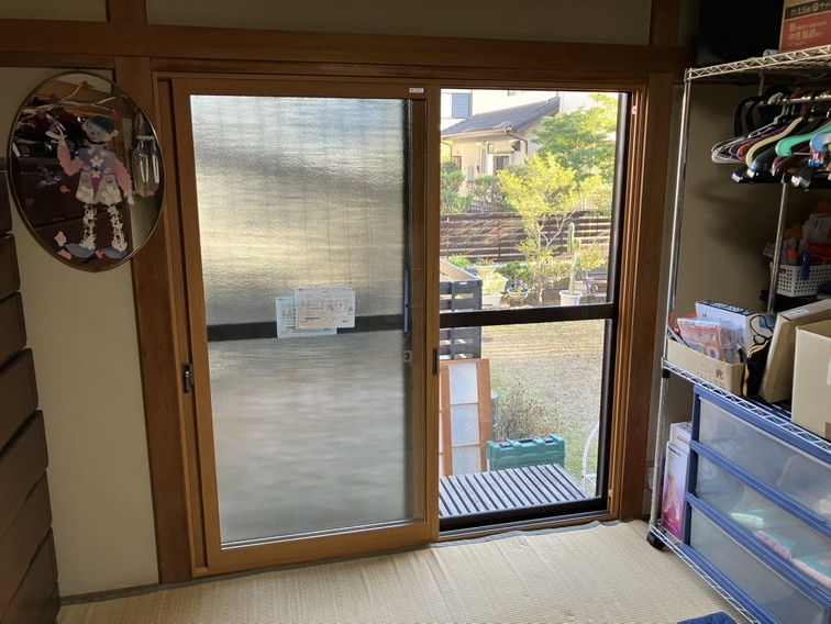 藤野トーヨー住器 市原の『千葉県市原市』補助金活用　インプラス設置工事①　全部の窓に内窓設置しましたの施工後の写真1