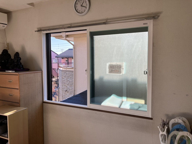 藤野トーヨー住器 市原の『千葉県市原市』補助金活用✦インプラス設置工事➃　全部の窓に内窓設置しましたの施工後の写真2