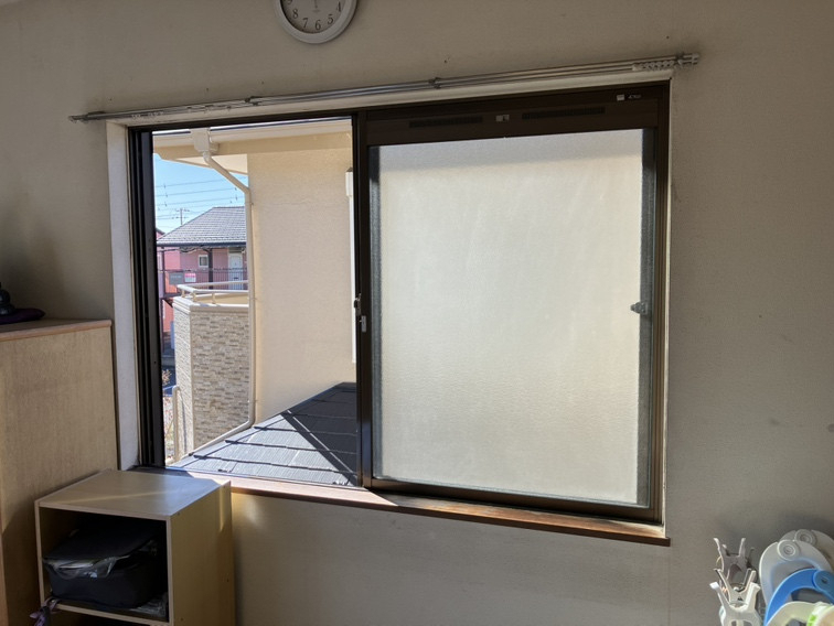 藤野トーヨー住器 市原の『千葉県市原市』補助金活用✦インプラス設置工事➃　全部の窓に内窓設置しましたの施工前の写真2