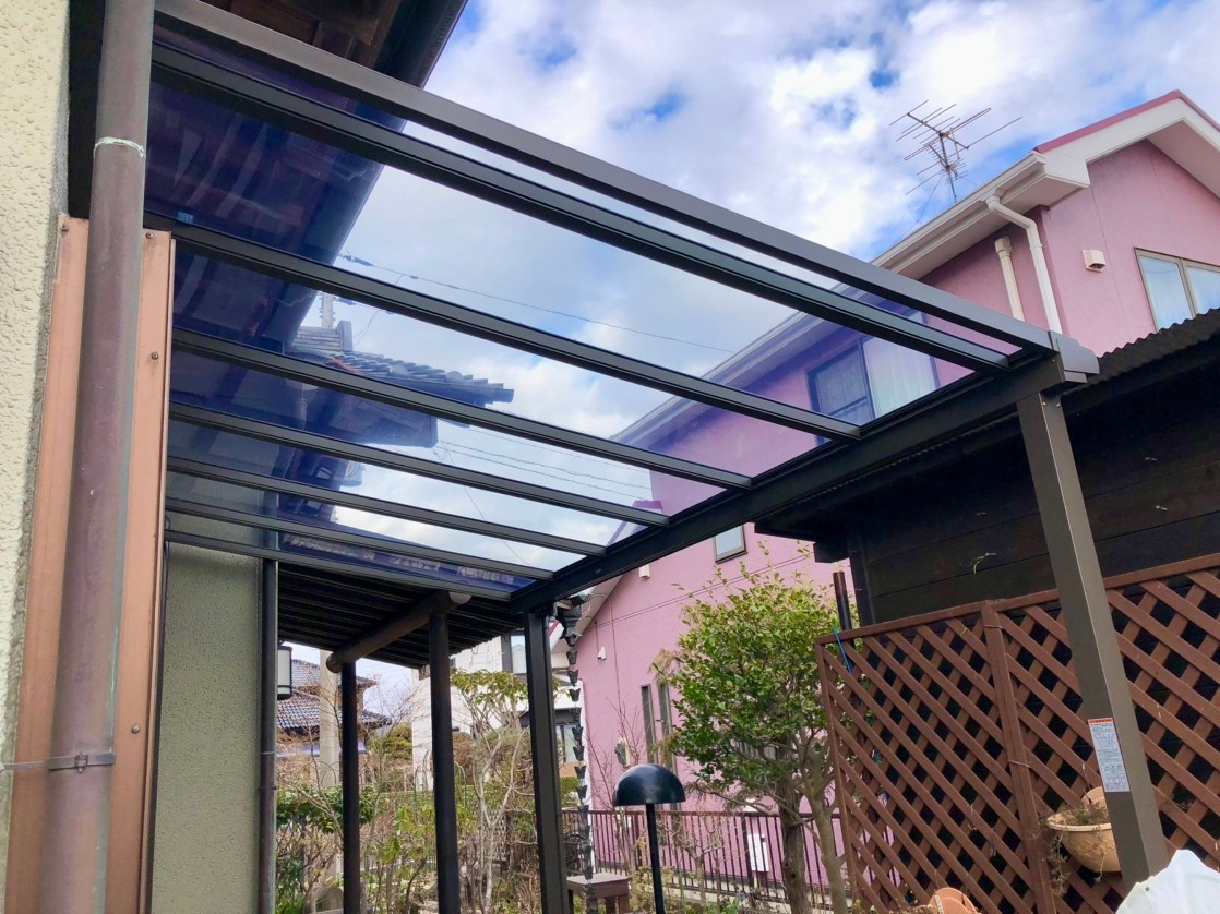 藤野トーヨー住器 市原の『千葉県市原市』テラス新設工事の施工後の写真2