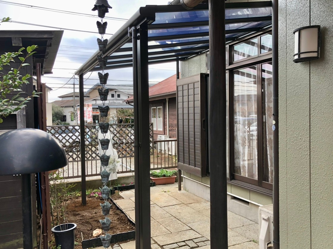 藤野トーヨー住器 市原の『千葉県市原市』テラス新設工事のお客さまの声の写真1